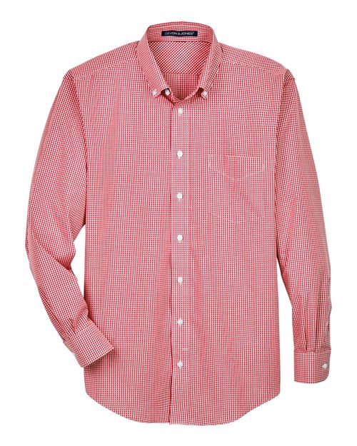 Crown Collection® Gingham Check Woven Dress Shirt | USA Decoration
