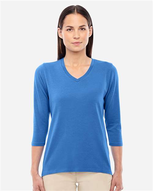 Women's Perfect Fit™ Bracelet-Length V-Neck Top | USA Decoration