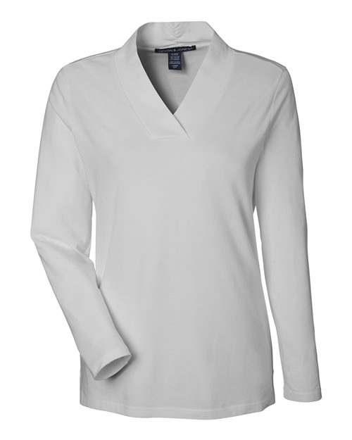 Women's Raleigh Shawl Collar Knit Top | USA Decoration