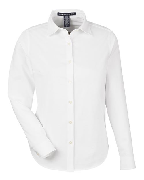 Women's CrownLux Performance® Spencer Poplin Dress Shirt | USA Decoration