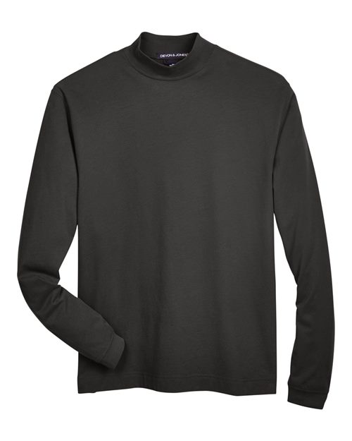 Sueded Jersey Mock Neck T-Shirt | USA Decoration
