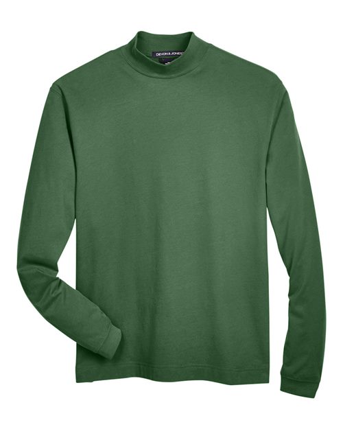 Sueded Jersey Mock Neck T-Shirt | USA Decoration