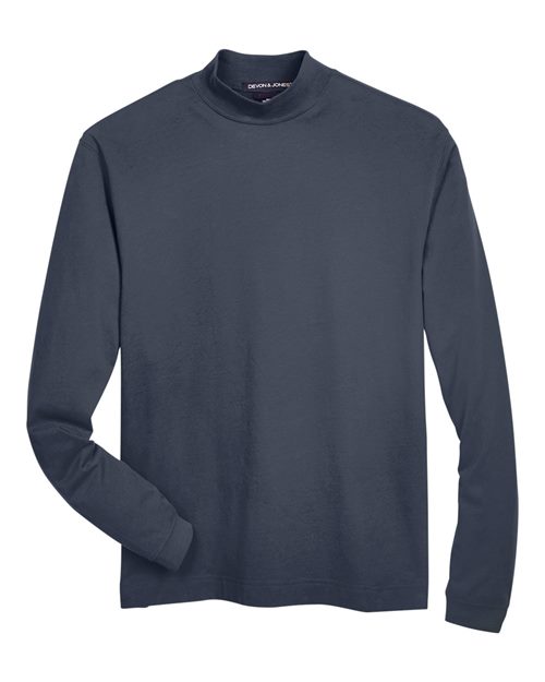 Sueded Jersey Mock Neck T-Shirt | USA Decoration