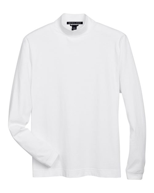 Sueded Jersey Mock Neck T-Shirt | USA Decoration