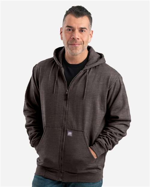 Heritage Thermal Lined Hooded Sweatshirt | USA Decoration