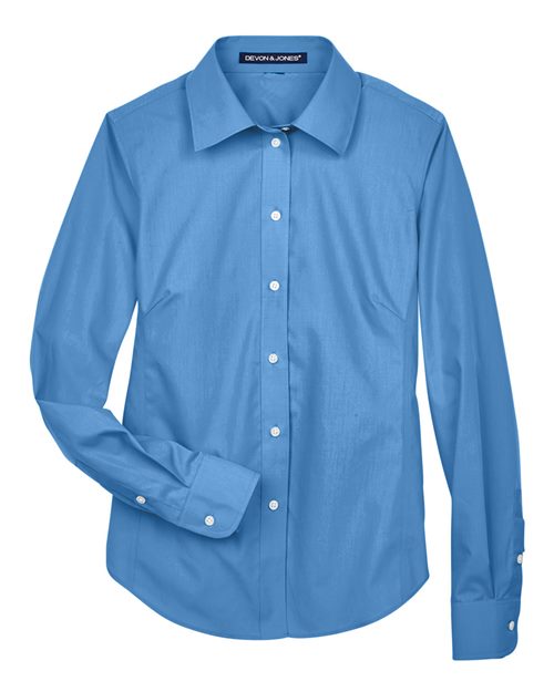 Women's Crown Collection® Broadcloth Woven Dress Shirt | USA Decoration