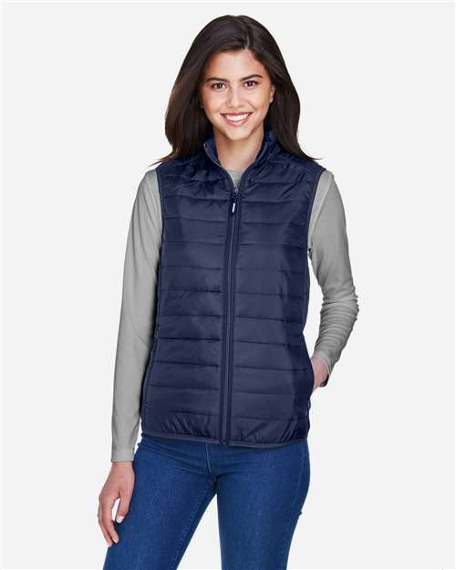 Women's Prevail Packable Puffer Vest | USA Decoration