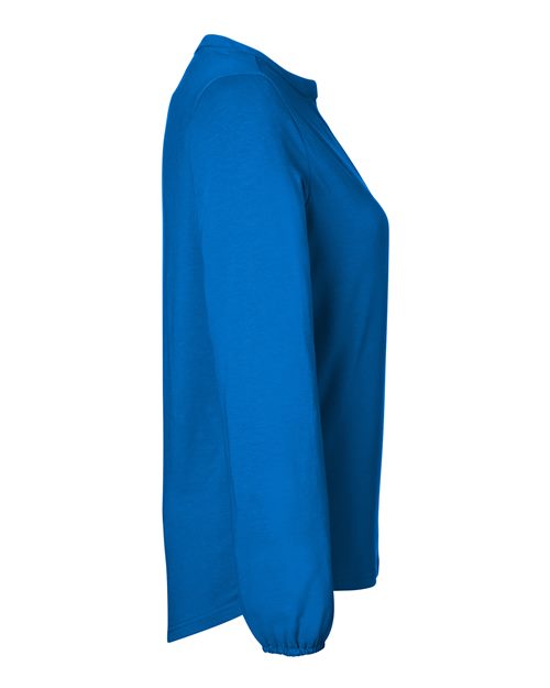 Women's Raleigh Half-Placket Knit Top | USA Decoration