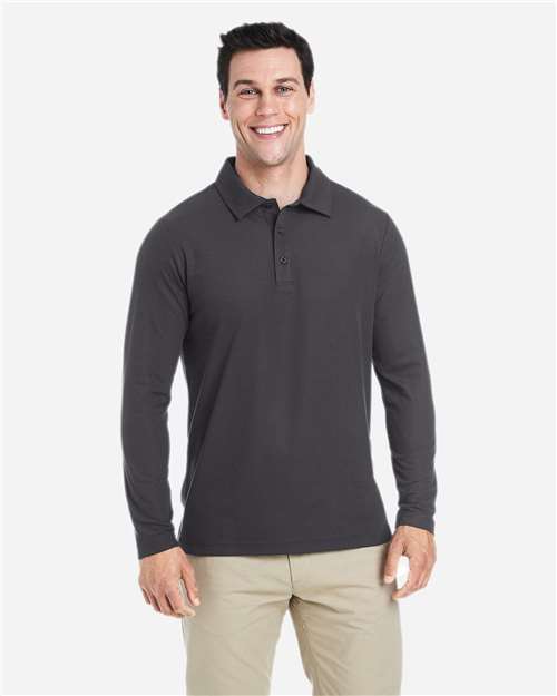 Fusion ChromaSoft™ Long Sleeve Pique Polo | USA Decoration