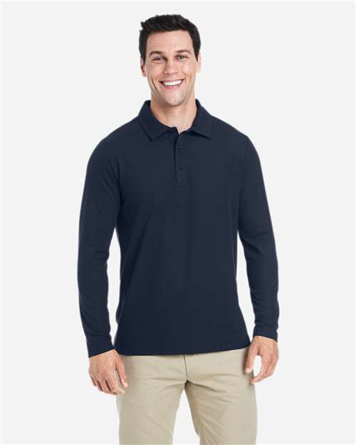 Fusion ChromaSoft™ Long Sleeve Pique Polo | USA Decoration