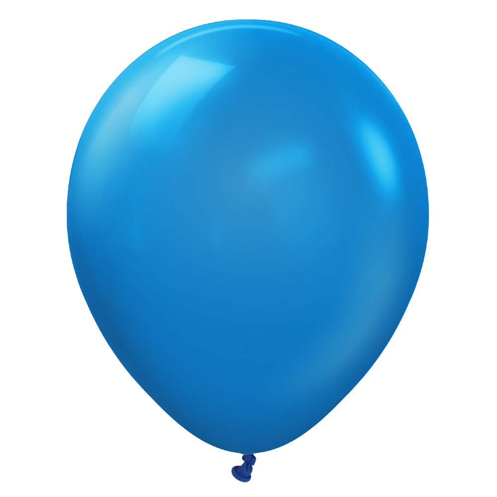 Latex Balloons 12 Inch Kalisan Standard Blue
