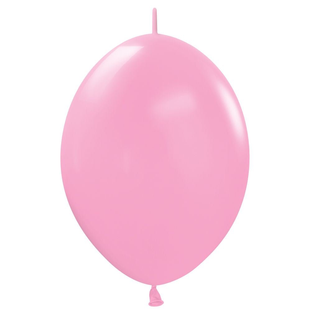 Latex Balloons 12 Inch Sempertex Link-O-Loon Bubble Gum Pink