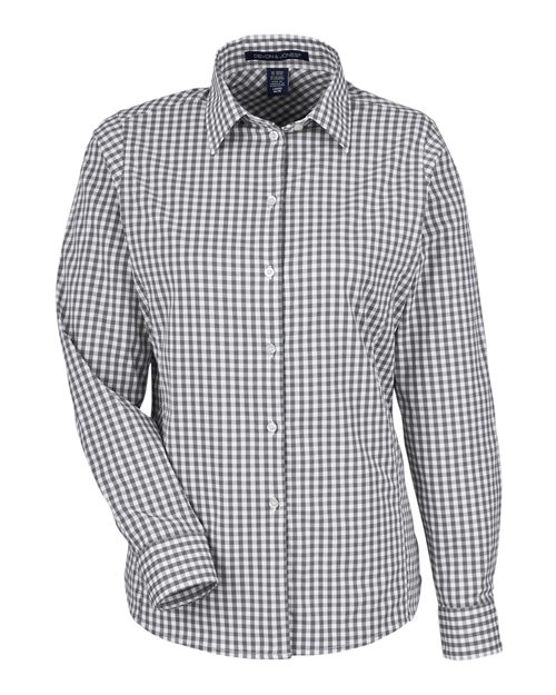 Women's CrownLux Performance® Gingham Dress Shirt | USA Decoration