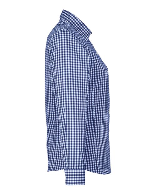 Women's CrownLux Performance® Gingham Dress Shirt | USA Decoration