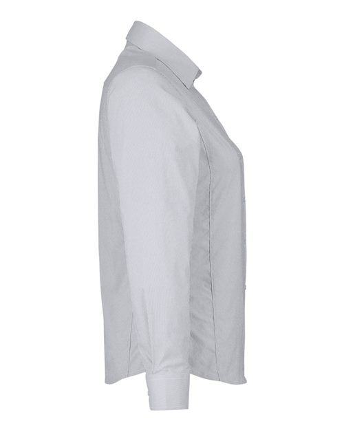 Women's CrownLux Performance® Microstripe Dress Shirt | USA Decoration