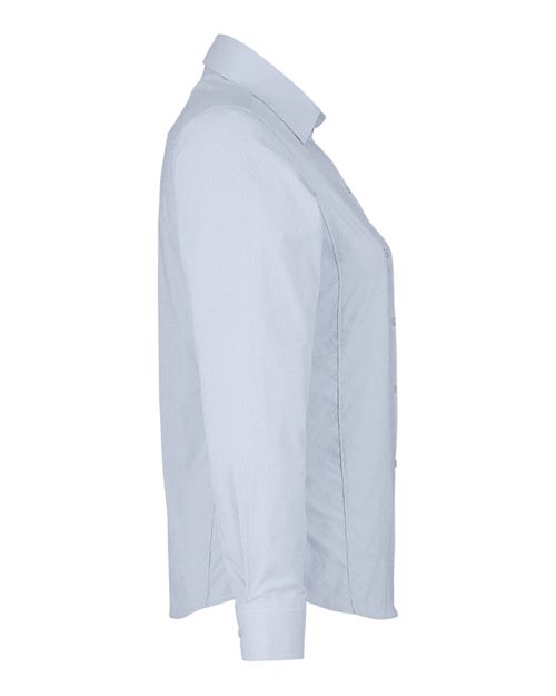 Women's CrownLux Performance® Microstripe Dress Shirt | USA Decoration