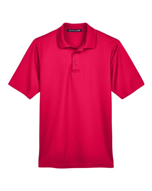 CrownLux Performance® Tall Plaited Polo | USA Decoration
