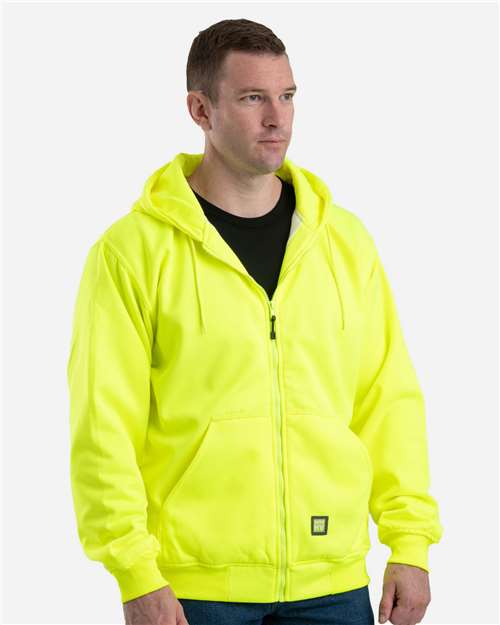 Heritage Thermal-Lined Full-Zip Hooded Sweatshirt | USA Decoration