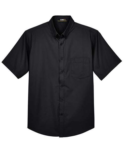 Tall Optimum Short Sleeve Twill Dress Shirt | USA Decoration
