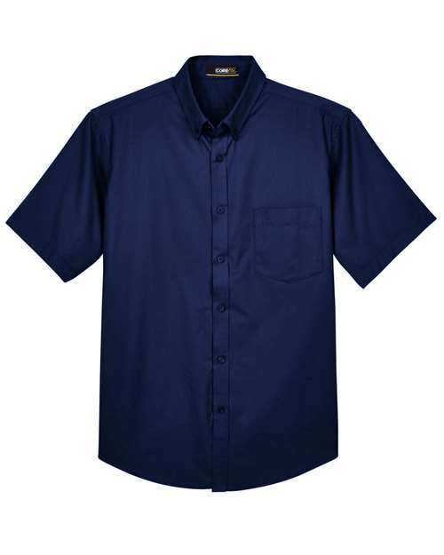 Tall Optimum Short Sleeve Twill Dress Shirt | USA Decoration