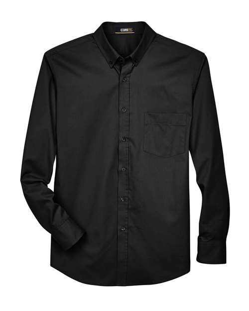 Tall Operate Long Sleeve Twill Dress Shirt | USA Decoration