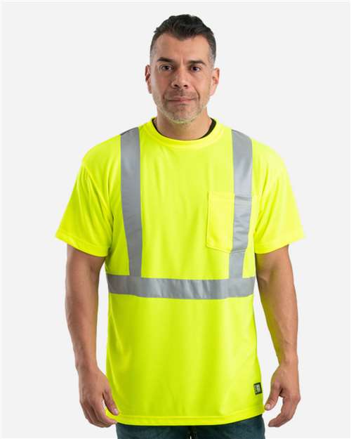 Hi-Vis Class 2 Performance Pocket T-Shirt | USA Decoration