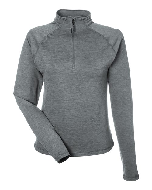 Women's Marbled Jersey Fairway Quarter-Zip Pullover | USA Decoration