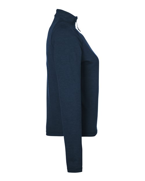 Women's Marbled Jersey Fairway Quarter-Zip Pullover | USA Decoration