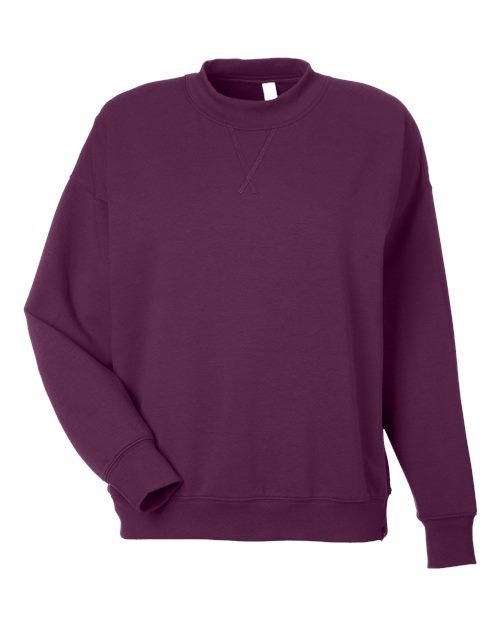 Women's Vintage Oversized Crew Pullover | USA Decoration