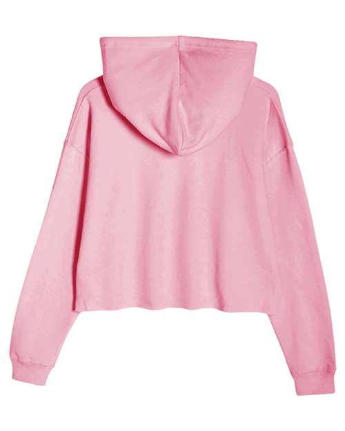 Women's Cropped Fleece Hooded Sweatshirt | USA Decoration