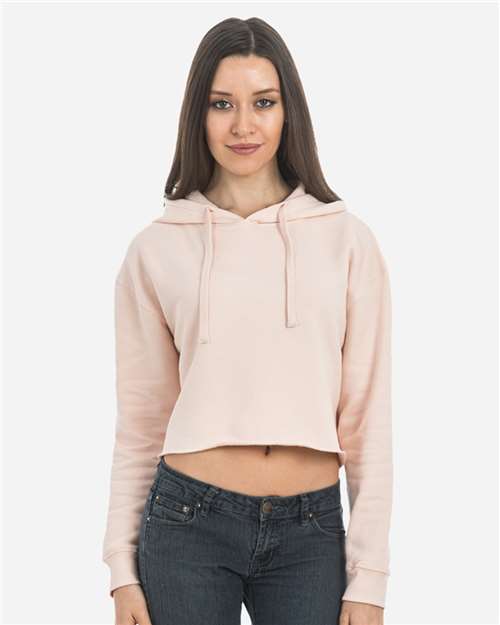Women's Cropped Fleece Hooded Sweatshirt | USA Decoration