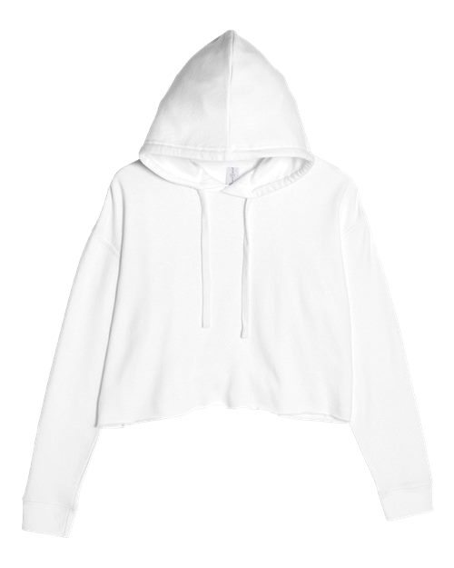 Women's Cropped Fleece Hooded Sweatshirt | USA Decoration