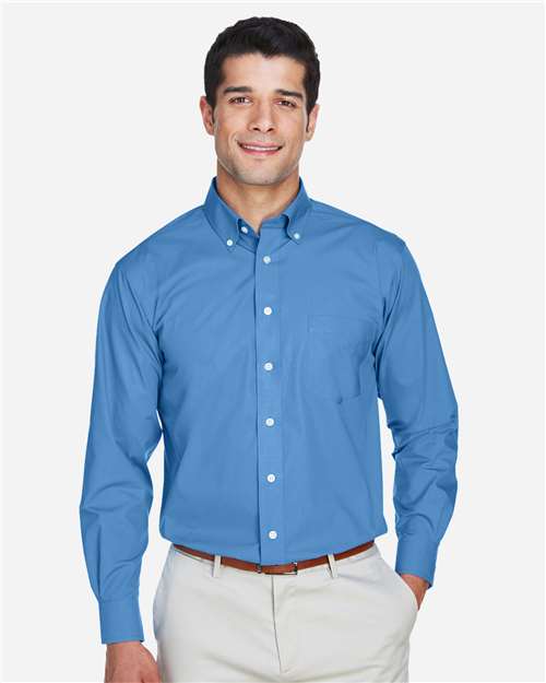 Crown Collection® Tall Broadcloth Woven Dress Shirt | USA Decoration