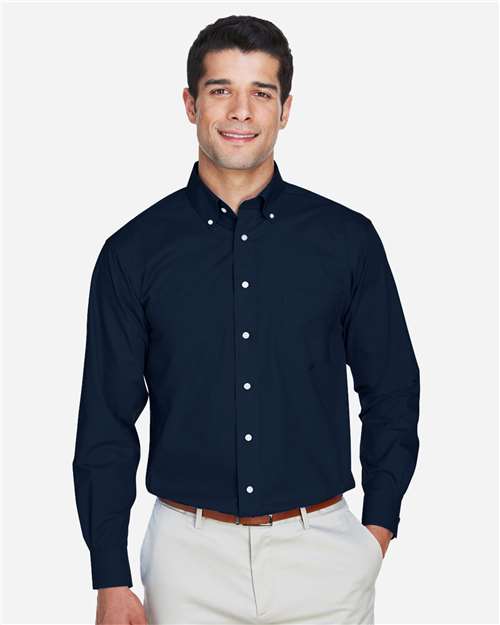 Crown Collection® Tall Broadcloth Woven Dress Shirt | USA Decoration