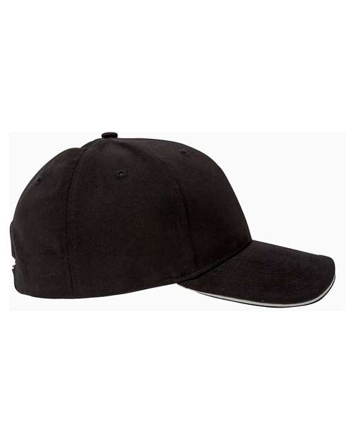 Brushed Twill Sandwich Cap | USA Decoration
