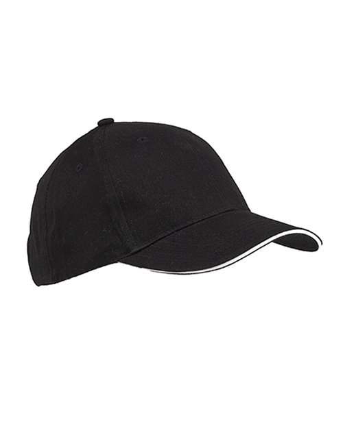 Brushed Twill Sandwich Cap | USA Decoration