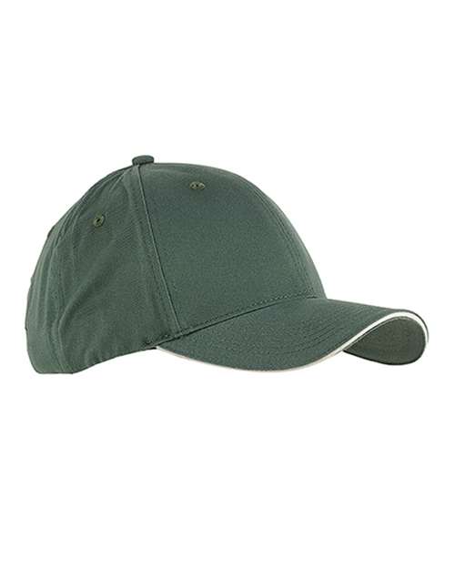 Brushed Twill Sandwich Cap | USA Decoration