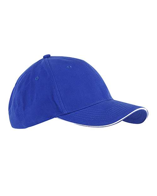 Brushed Twill Sandwich Cap | USA Decoration