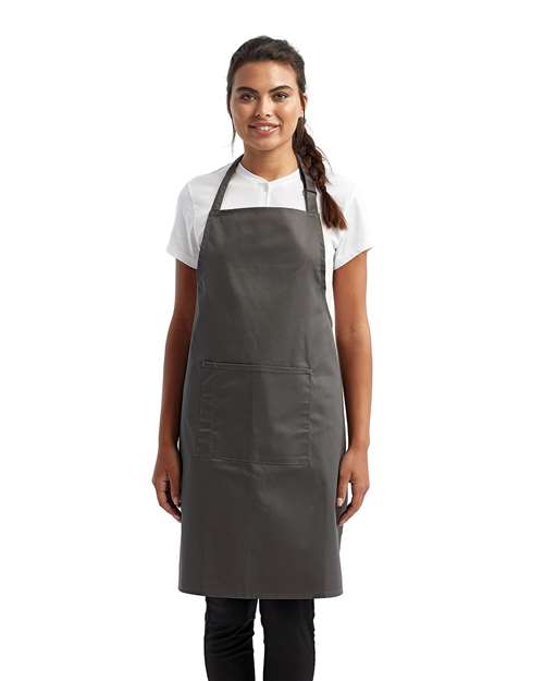 Recycled Bib Apron with Pocket | USA Decoration