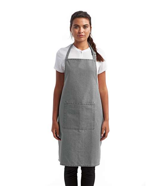 Recycled Bib Apron with Pocket | USA Decoration