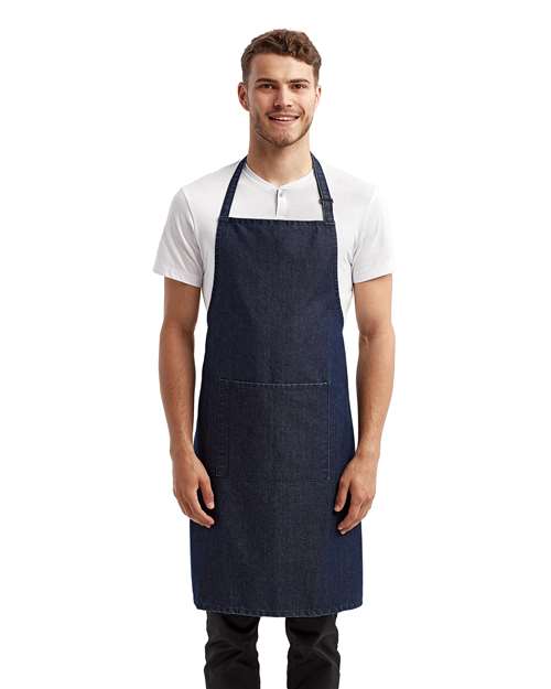 Recycled Bib Apron with Pocket | USA Decoration