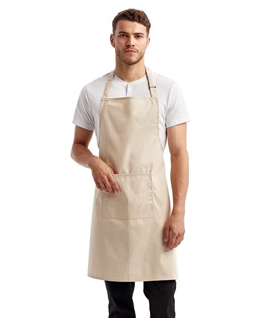 Recycled Bib Apron with Pocket | USA Decoration