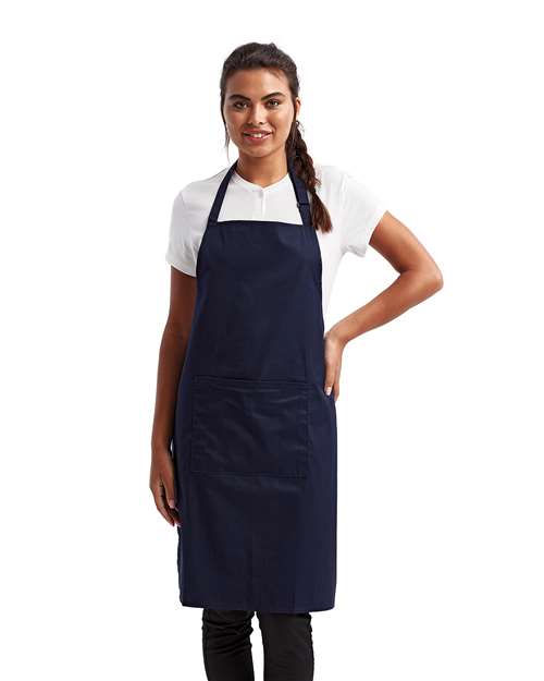 Recycled Bib Apron with Pocket | USA Decoration
