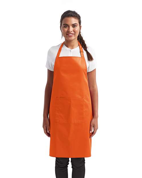 Recycled Bib Apron with Pocket | USA Decoration