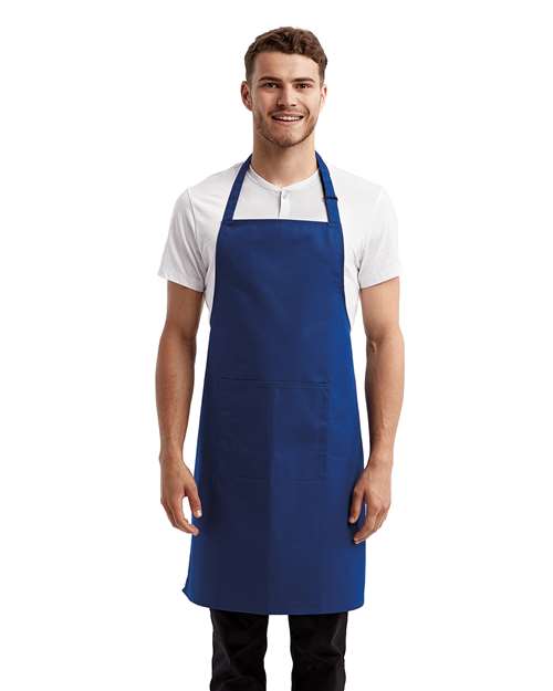 Recycled Bib Apron with Pocket | USA Decoration