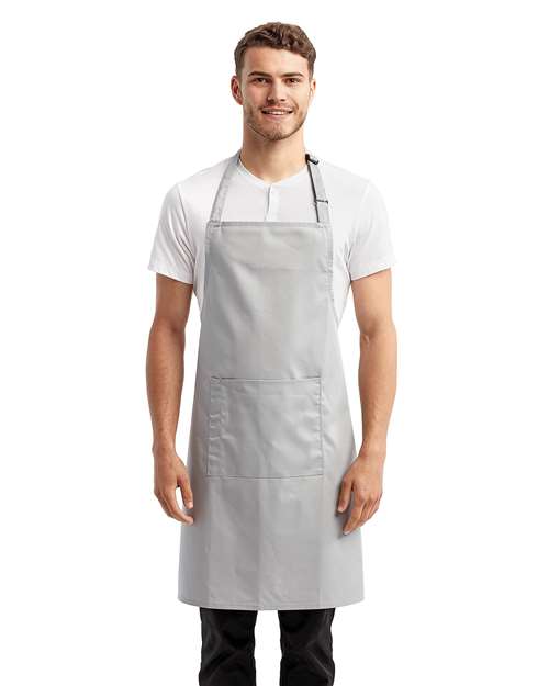 Recycled Bib Apron with Pocket | USA Decoration