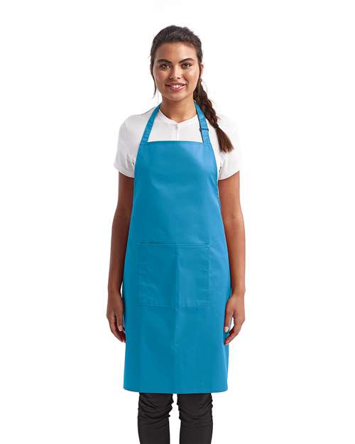 Recycled Bib Apron with Pocket | USA Decoration