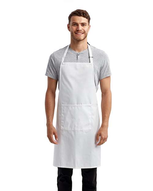 Recycled Bib Apron with Pocket | USA Decoration