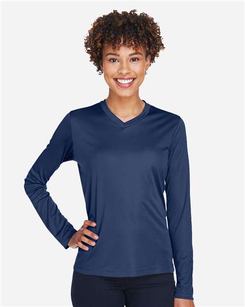 Women's Zone Performance Long Sleeve T-Shirt | USA Decoration