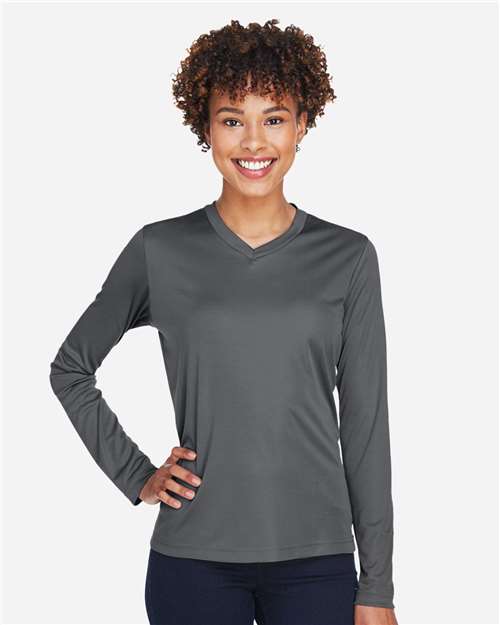 Women's Zone Performance Long Sleeve T-Shirt | USA Decoration